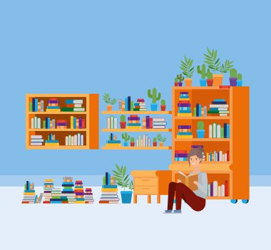 Kitap tasarımı ile ev çalışma odası