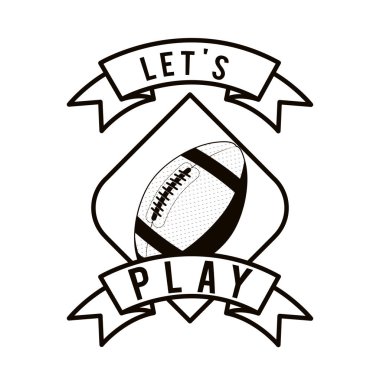 amerikan futbolu tasarım vektör illüstrasyon