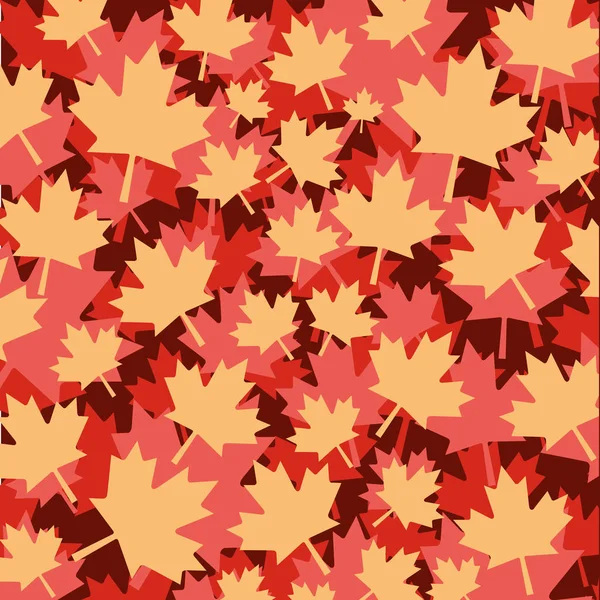 加拿大日，枫叶图案 — 图库矢量图片