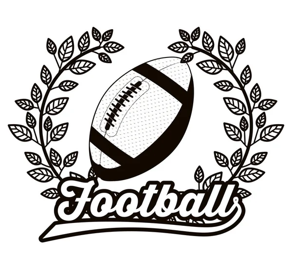 amerikan futbolu tasarım vektör illüstrasyon