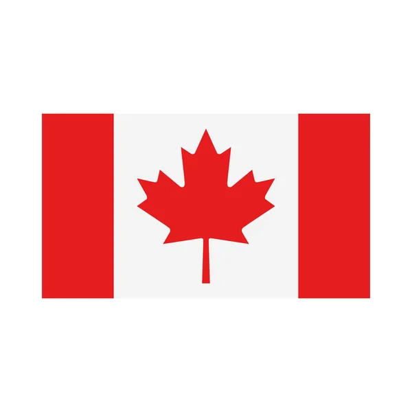 Canada symbol and maple leaf design — Stockvector