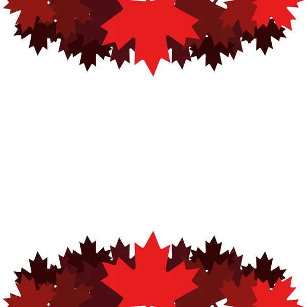 Maple leaf of canada design — Stock Vector