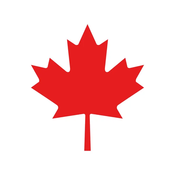 Кленовый лист канадского дизайна — стоковый вектор