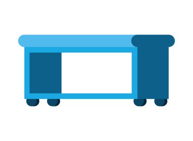 Beyaz arka planlı oturma odasında imprimircomfortable kanepe