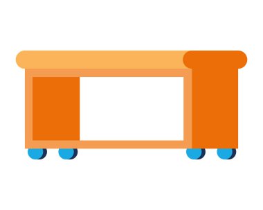 Beyaz arka planlı oturma odasında imprimircomfortable kanepe