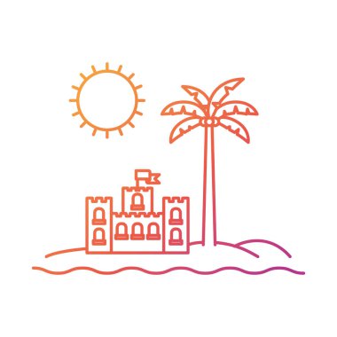 beyaz arka plan üzerinde kum dansı silueti