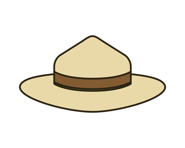 Izolované hat design — Stockový vektor