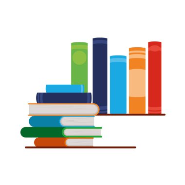 İzole kitaplar ve el tasarımı