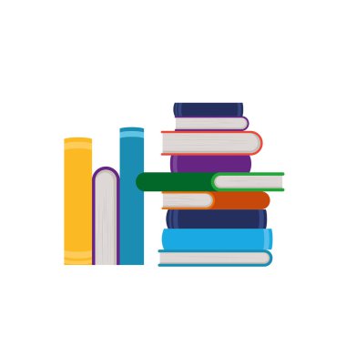 İzole kitaplar ve el tasarımı