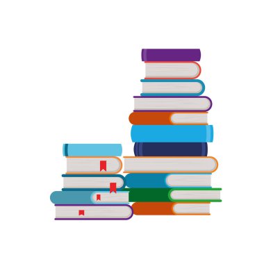 İzole kitaplar ve el tasarımı