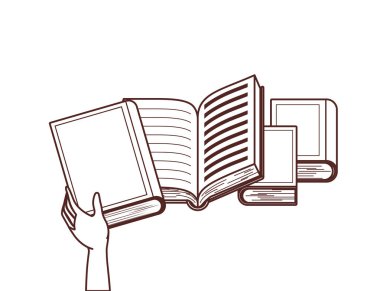 Kitap grubu ve afiş pennant tasarım