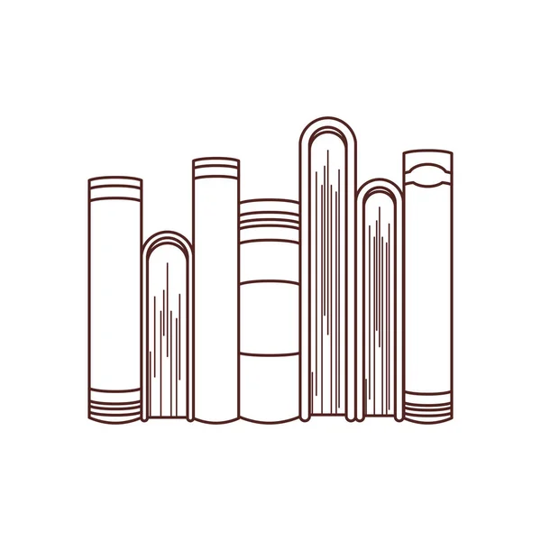 Група книг та банерного дизайну — стоковий вектор