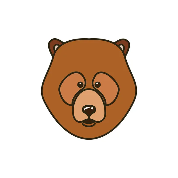 Bosque de oso animal de diseño canada — Vector de stock