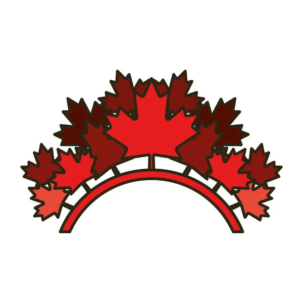 Maple Leaf van Canada Design — Stockvector