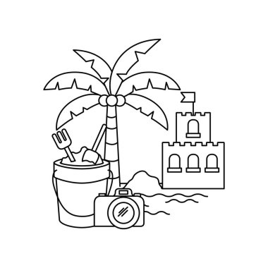 beyaz arka plan üzerinde kum dansı silueti