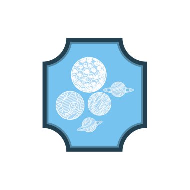 güneş sistemi gezegenleri ile çerçeve