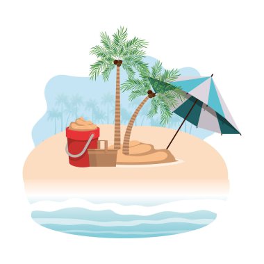 hindistan cevizi ve kum kovaile palmiye ağacı