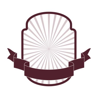 beyaz arka planda şeritli çerçeve silueti