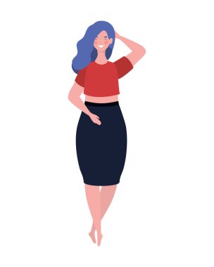 uyku poz karakteri ile genç kadın