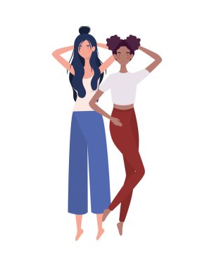 uyku poz karakteri ile genç kadınlar