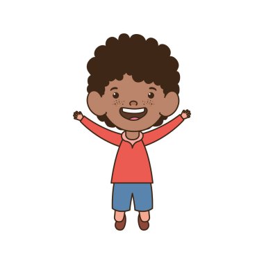 beyaz arka plan üzerinde gülümseyen duran bebek çocuk