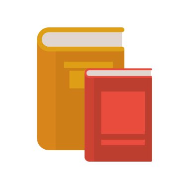 beyaz arka plan ile okul kitabı