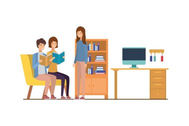 çalışma ofisindeki bir grup insan