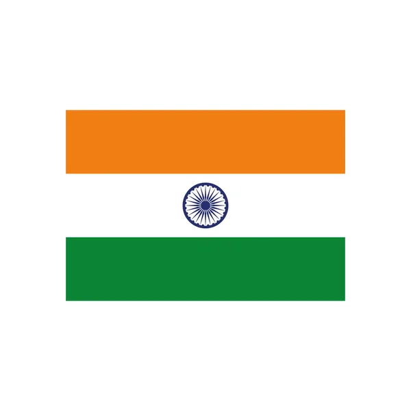 インド独立記念日旗ベクトルイラストレーター — ストックベクタ