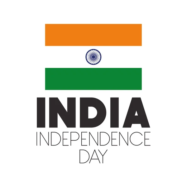 Векторный иллюстратор дня независимости Индии — стоковый вектор