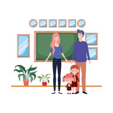 Anne Çocuk avatar karakter ile birkaç