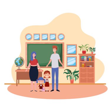 Anne Çocuk avatar karakter ile birkaç