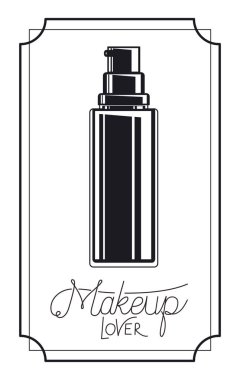 splash şişe çerçeve ürünü makyaj