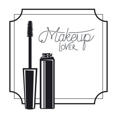 kirpik çerçeve içinde makyaj