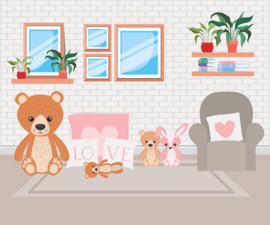 güzel bebek yatak odası sahnesi