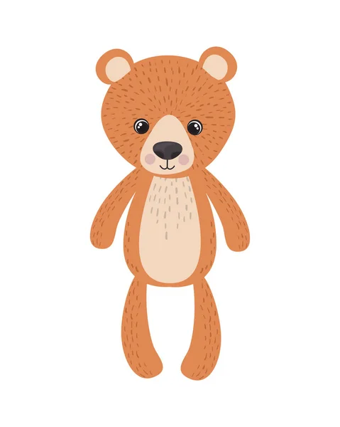 Teddybeer voor baby kamer decoratie — Stockvector