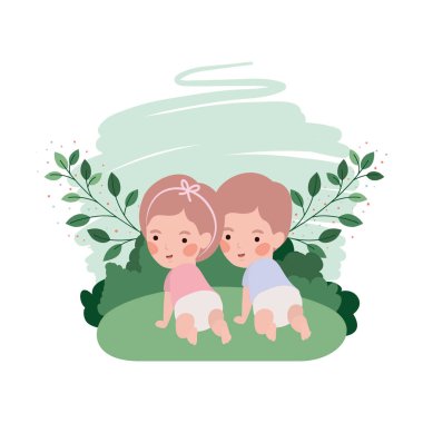 sevimli bebek avatar karakter oynuyor