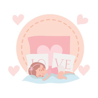 sevimli bebek avatar karakter oynuyor