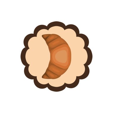 taze ve lezzetli ekmek kruvasanlar