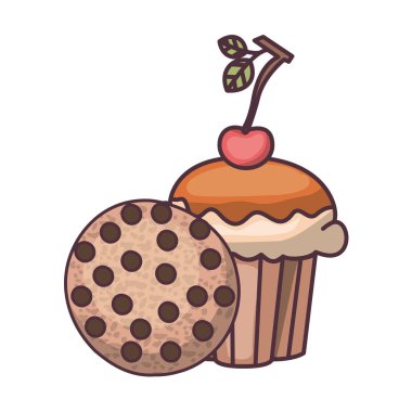 lezzetli fırın kek ve kurabiye