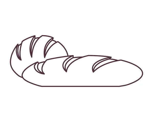 新鮮でおいしいベーカリーパン — ストックベクタ