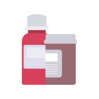 İzole tıp tasarım vektör illüstrasyon