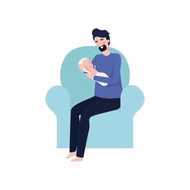 Bebek tasarımı ile izole baba