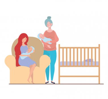 Bebek tasarımı ile izole anneler