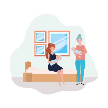 Bebek tasarımı ile izole anneler