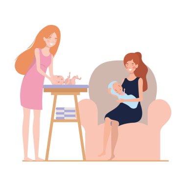 Bebek tasarımı ile izole anneler