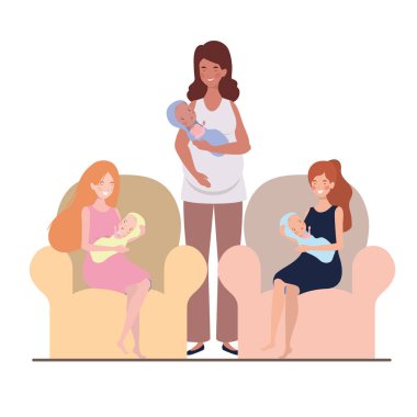 Bebek tasarımı ile izole anneler