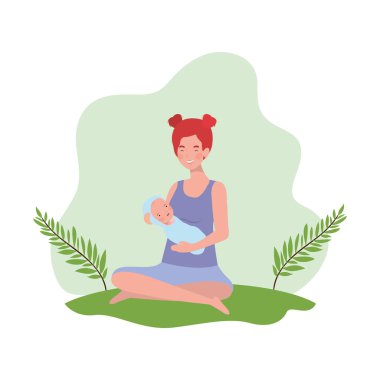 Bebek tasarımı ile izole anne