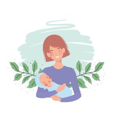 Bebek tasarımı ile izole anne