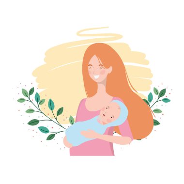 Bebek tasarımı ile izole anne