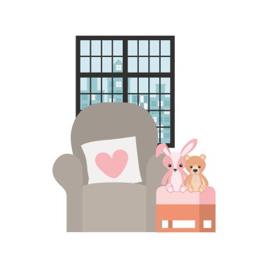 Oyuncak ayı ve tavşan tasarımı